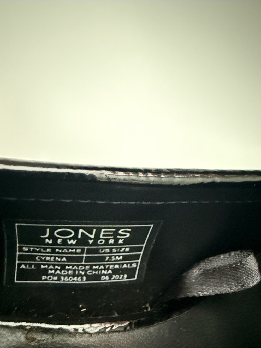 Jones New York Cyrena Black Patent Chain Loafers 7.5M - Picture 3 of 16